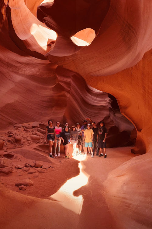 Kids In Canyon